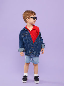 Beli Lastikli Erkek Bebek Jean ?ort