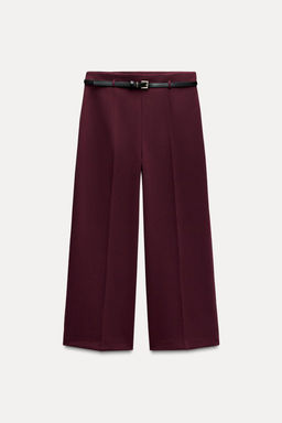 ZW COLLECTION BELTED CULOTTES - Zara фото 4