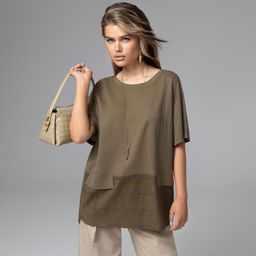 Футболка с вискозой, Стальной взгляд (эстетика) - Charutti фото 2