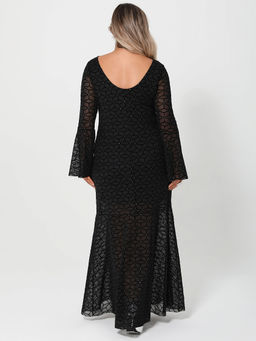 Платье Габриэлла 0455-1амх черный кристалл