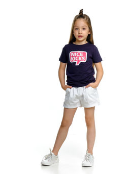 Футболка с принтом UD 1445 синий - Mini maxi фото 5