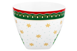 Чайн. пара 2 пр. 250 мл 11,5*9*7,5 см Новогодняя елка зеленый узор NEW BONE CHINA - Elan gallery фото 7