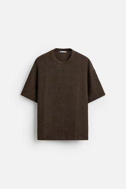 TEXTURED JACQUARD T-SHIRT - Zara фото 30