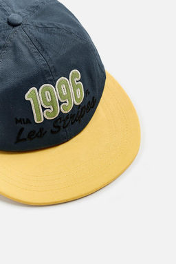 EMBROIDERED FLAT PEAK CAP - Zara фото 3