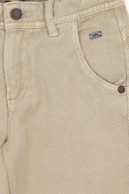 Бежевые брюки из плотной ткани для мальчика - U.s. polo assn фото 10