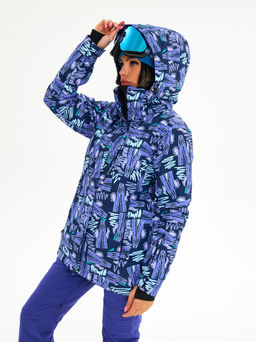 Женская горнолыжная сноубордическая куртка Alpha Endless Ultra Chaleur SNB 423/316_5 Разноцветный  фото 16