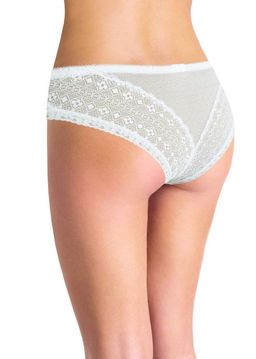 CLE BR819 Трусы жен. Кружево хлопок белый - Clever wear фото 2