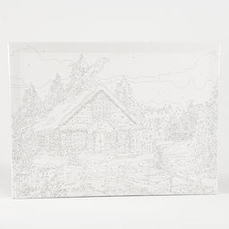 Новогодняя картина по номерам на холсте с подрамником «Новый год! Рождественский вечер», 30×40 см