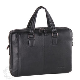 Портфель мужской кожаный 22-1167-1H black Heanbag  в Новосибирске