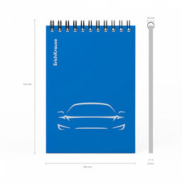 Цена за 5 шт. Блокнот с пластиковой обложкой на спирали ErichKrause Mirage, синий, A6, 80 листов, клетка  фото 5