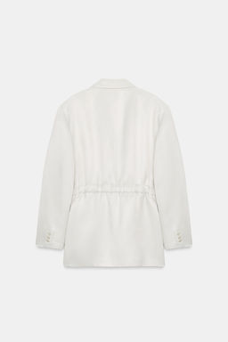 BLAZER SATINADA ZW COLLECTION / Hielo - Zara фото 7