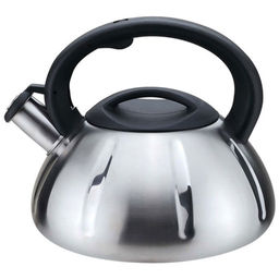 Чайник из нерж. стали MAL-066, 3 литра, цельнометаллический, матовый, со свистком 910086