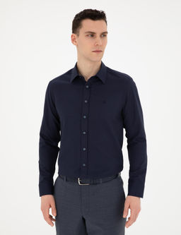 Lacivert Slim Fit Arm_rl_ Uzun Kollu G_mlek