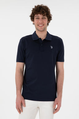 Erkek Regular Fit Polo Yaka Lacivert Basic Ti__rt Sepette S_rpriz _ndirim