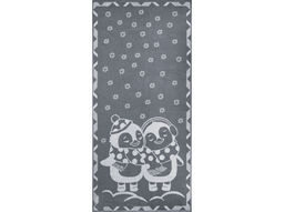 Полотенце махровое 6с102.411ж1 Пингвики(графит5) 67х150см