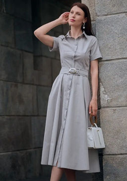 Платье с отстрочками OD-787-2