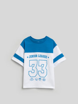 ACOOLA / Футболка детская для мальчиков Jabbar бело-голубой  фото 3
