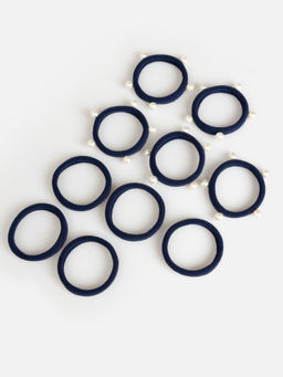 ACOOLA / Набор из 10 резинок для волос дет. Scolaron темно-синий  фото 2