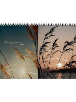 Цена за 2 шт. Блокнот А5 40л. на гребне "Настроение и природа -1" ("Remix", Б40-9401) эконом