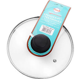 4720 Крышка стеклянная с метал/обод 20см TIMA (х28) - Mayer&boch фото 4