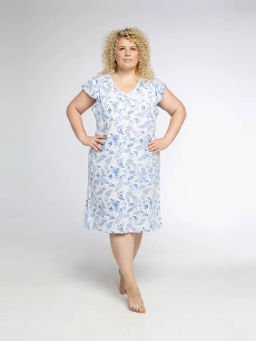 Ночная сорочка женская, цвет голубой