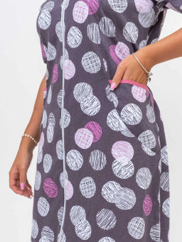 Халат женский, цвет фиолетовый