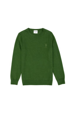 Зеленый базовый свитер для мальчика - U.s. polo assn фото 4