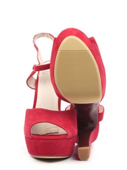 06-87VB RED Туфли женские (натуральная замша) - Фабричный китай фото 16