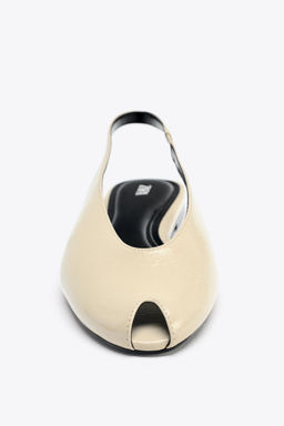 OPEN-TOE SLINGBACK SHOES - Zara фото 13