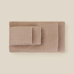 Полотенце вафельное SL HOME: Basic «Саббиа» 90×150 см, хлопок 100%, коричневое