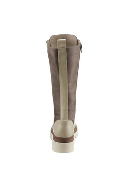 Кожаные сапоги, серо-бежевые Португалия - Heine фото 5