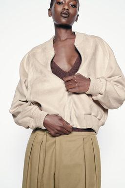 FAUX SUEDE JACKET - Zara фото 2