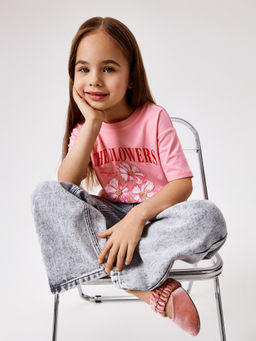 ACOOLA / Футболка детская для девочек Aristeya розовый фото 4