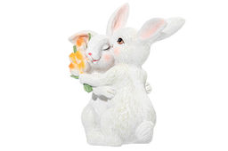 Фигурка декоративная 11*5,5*11,5 см Кролики с тюльпанами - Elan gallery фото 15