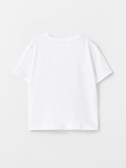 Bisiklet Yaka K?z ?ocuk Ti??rt - Waikiki фото 2