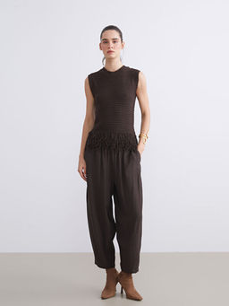 Beli Lastikli Kad?n Pantolon