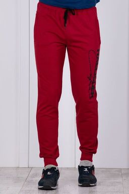 Брюки спортивные 
 3.MM114B-бордовый
