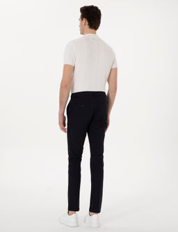 Lacivert Slim Fit Jogger Kanvas Pantolon - Pierre cardin фото 4