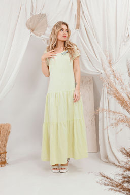 Платье AMORI 9671 желтый лимон
