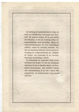 Облигация 4,5% 1000 рейхсмарок 1935 года Германия