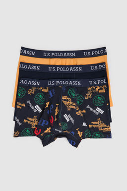Erkek Lacivert 3l_ Boxer Tak_m_