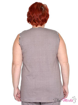 Майка Модель №1509 размеры 44-84 - Plusmoda фото 4