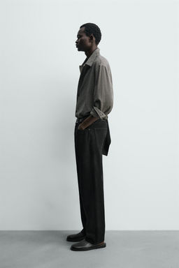 SOBRECAMISA CUADROS / Gris - Zara фото 4