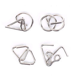 Головоломка металлическая Загадки Менделеева, набор 4 шт. - Puzzle фото 5