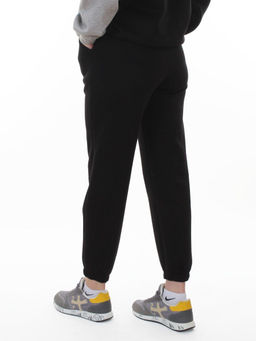 3412/3413 BLACK Костюм спортивный утепленный женский (95% хлопок, 5% эластан)