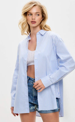 Рубашка женская Fine Joyce F512-1103 из хлопка комбинированная  фото 6