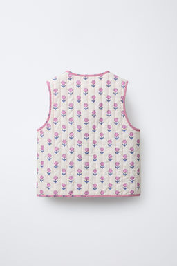 PRINTED PANELLED WAISTCOAT - Zara фото 2
