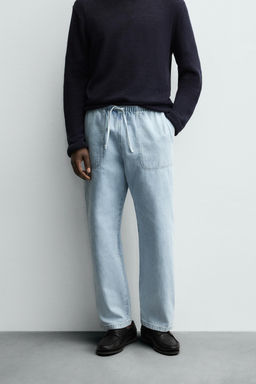 LIGHTWEIGHT JOGGER FIT JEANS - Zara фото 2
