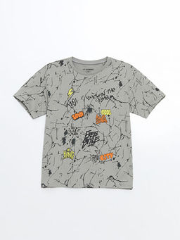 Bisiklet Yaka Erkek ?ocuk ?ortlu Pijama Tak?m?