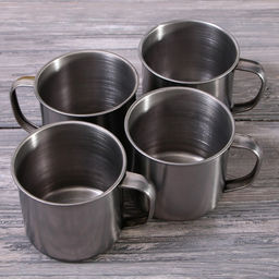 Набор посуды Время отдыхать, кружка 4 шт., тарелка 4 шт., мультитул 4 шт. - Mode forrest фото 4